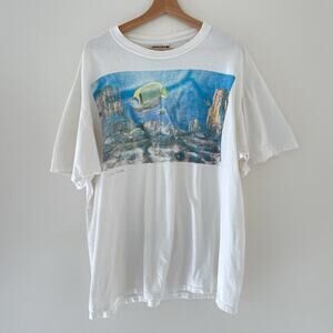 Vtg 90's Artwear David Pawson Marine Biology Art Shirt Ocean Fish T-Shirt Sz XL